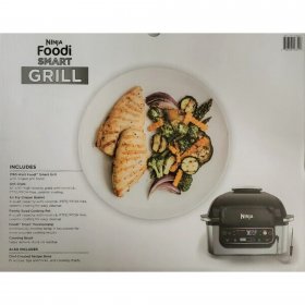 Ninja 1760 Watt Foodi Smart Grill with Recipe Book