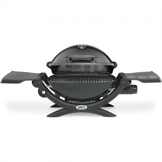 Weber Q 1200 Portable Gas Grill, Black