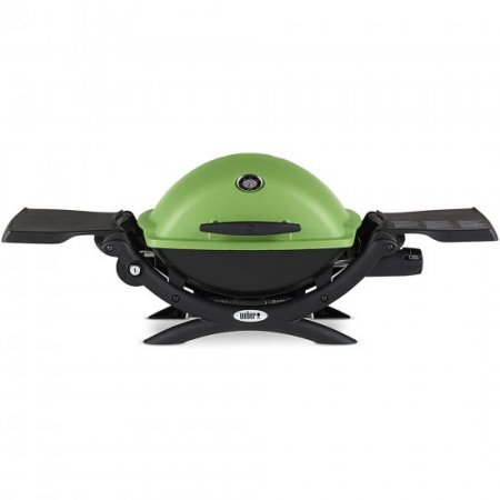 Weber Q-1200 Green LP Gas Grill, 51070001