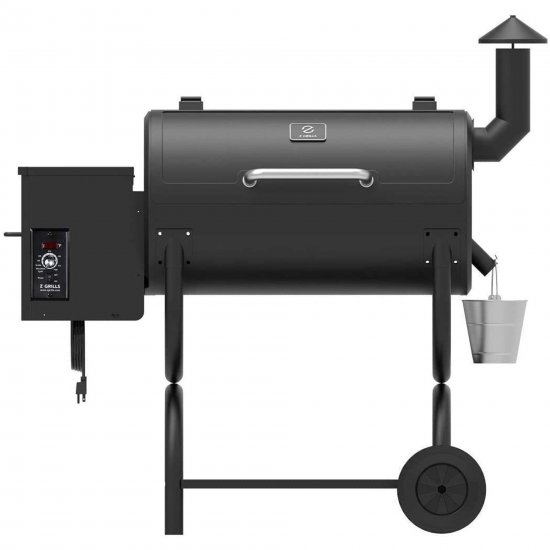 Z GRILLS Wood Pellet BBQ Grill and Smoker with Digital Temperature Controls Roast, Sear, Bake,Smoke, Braise and BBQ