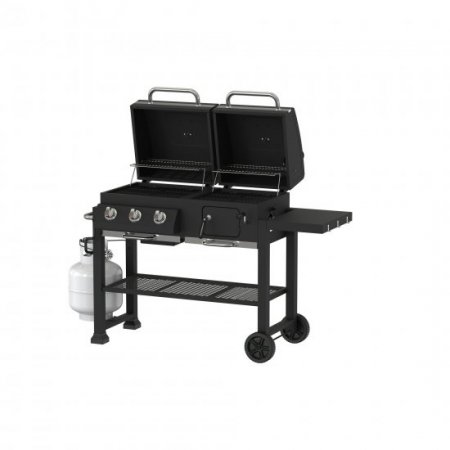 Expert Grill 3 Burner Gas and Charcoal Combo Grill