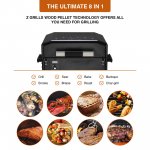 Z GRILLS ZPG-200A Portable Pellet Grill & Electric Smoker Camping BBQ Combo with Auto Temperature Control