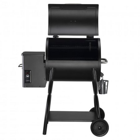 Z GRILLS ZPG-550A 585 sq. in. Wood Pellet Grill and Smoker 8-in-1 BBQ Black