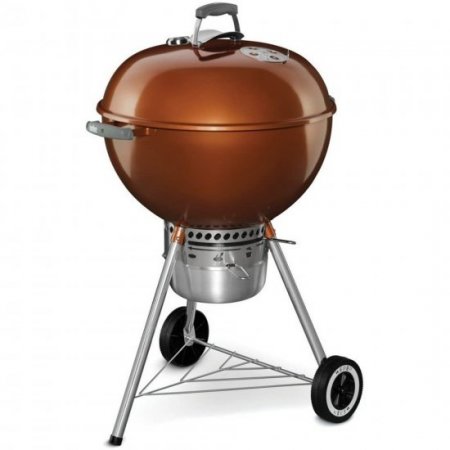 Weber 14402001 Original Kettle Premium Charcoal Grill, 22-inch, Copper