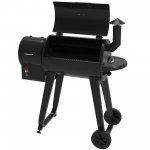 Z GRILLS ZPG-450A3 Wood Pellet Grill & Smoker 8-in-1 BBQ 2022 model, Black