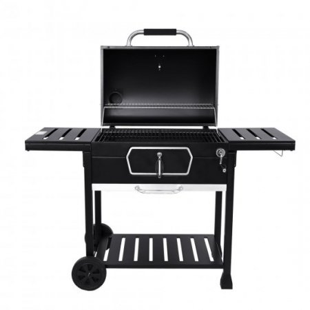 Royal Gourmet 30" CD2030AN Deluxe Charcoal Grill, BBQ Smoker Picnic Camping Patio Backyard Cooking, Black