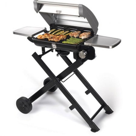 Cuisinart 1 Burner Silver Propane Portable Gas Grill