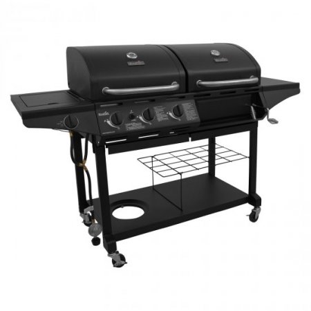 Char-Broil 1010 Liquid Propane, (LP), Gas & Charcoal Outdoor Combination Cart-Style Grill