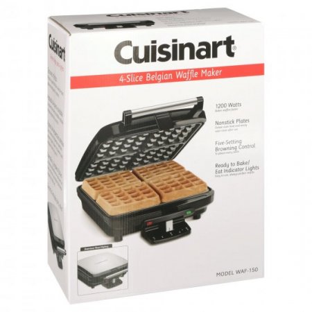 Cuisinart 4 Slice Belgian Waffle Maker Square