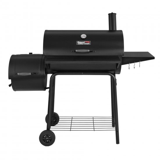 Royal Gourmet 30\" CC1830S Charcoal Grill with Offset Smoker