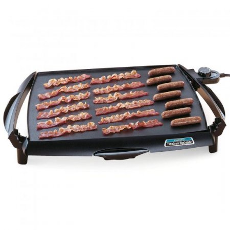 Presto 07046 Tilt 'N' Drain Big Griddle Cool-Touch Griddle