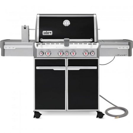 Weber Summit E-470 4-Burner Natural Gas Grill, Black 7271001