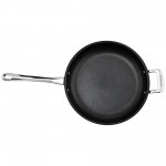 Cuisinart Contour Hard Anodized 12-Inch Open Skillet with Helper Handle,Black