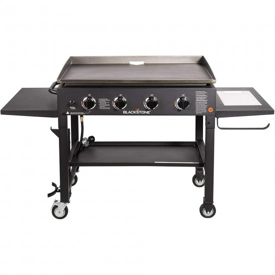 Blackstone 1825 36\" Accessory Griddle with Side Shelf, 36 inch-4 Burner-W/New