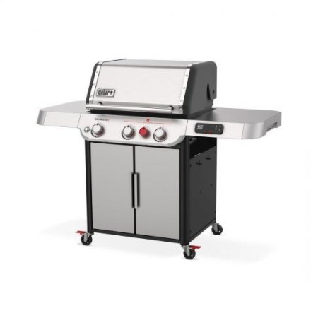 Weber Genesis Smart SX-325s 3-Burner Propane Gas Grill in Stainless Steel with Connect Smart Grilling Technology