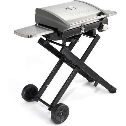 Cuisinart 1 Burner Silver Propane Portable Gas Grill